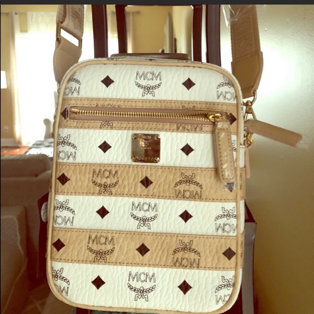 100% authentic MCM mini cross body bag